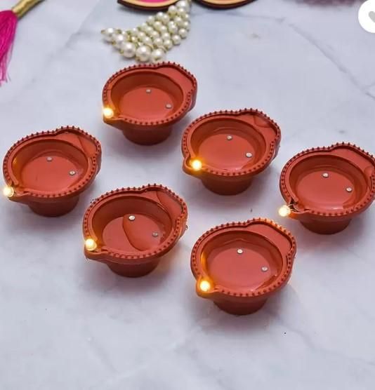 Water Sensor Eco-Friendly Diya with Shankarji Pind