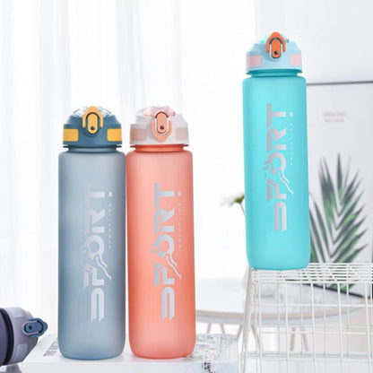 Sport Print Water Bottle Gym Water Bottle For Outdoor, School, Office, Jogging 1000 ml Sipper