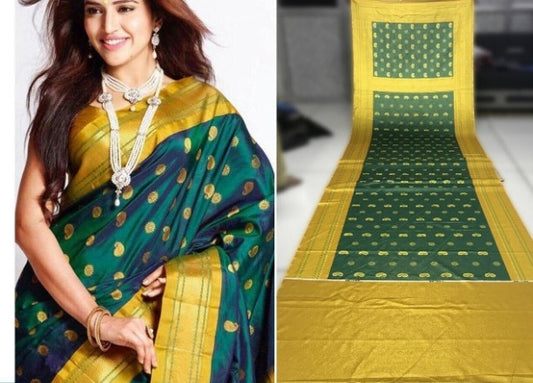 Satin Gota Printed Regular Saree