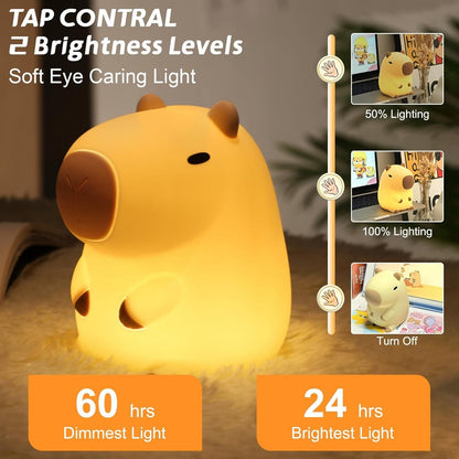 Cute Capybara Night Light