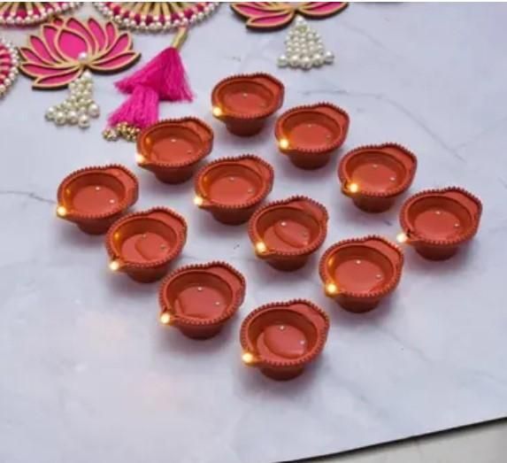 Water Sensor Eco-Friendly Diya with Shankarji Pind